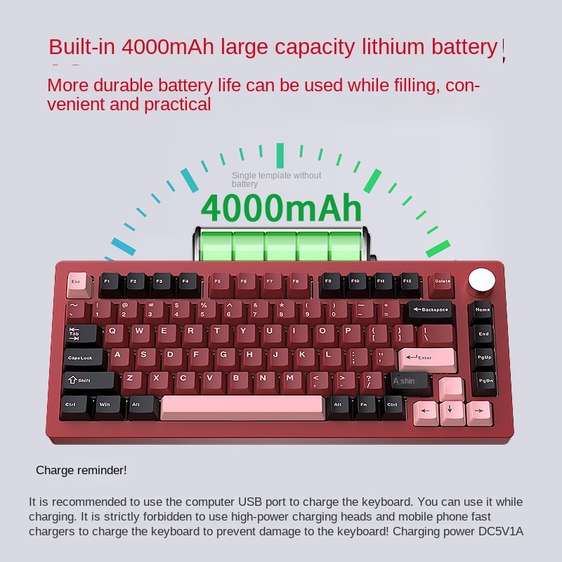 HJSDZHI AL75V2 Mekanik Klavye  - Mechanical Keyboard Barebone Aluminum Gasket 75 incelemesi ve fiyatı
