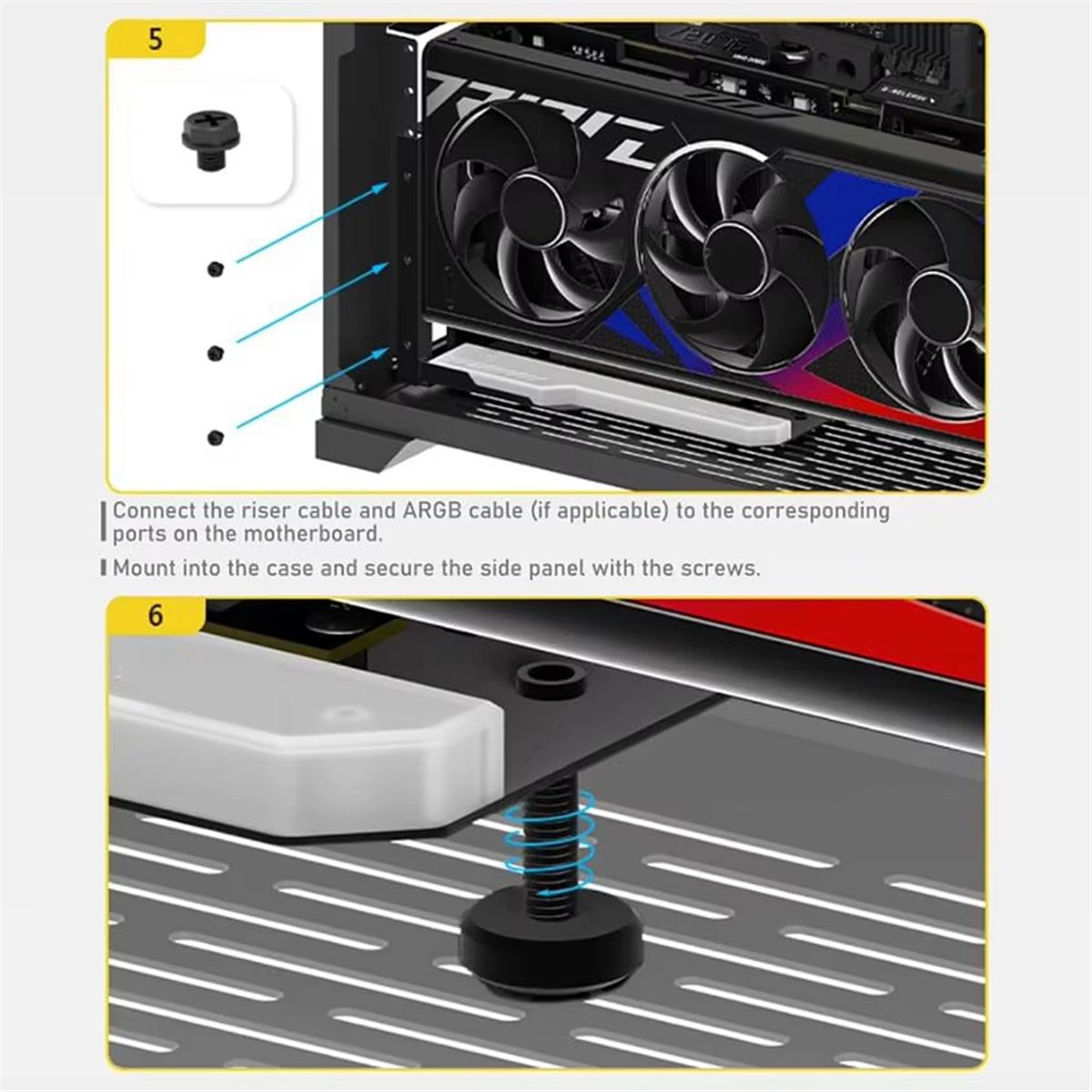 L77A Dikey GPU Montaj Braketi, - Pcie 4.0 X16 Riser Cable 90 Degree incelemesi ve fiyatı