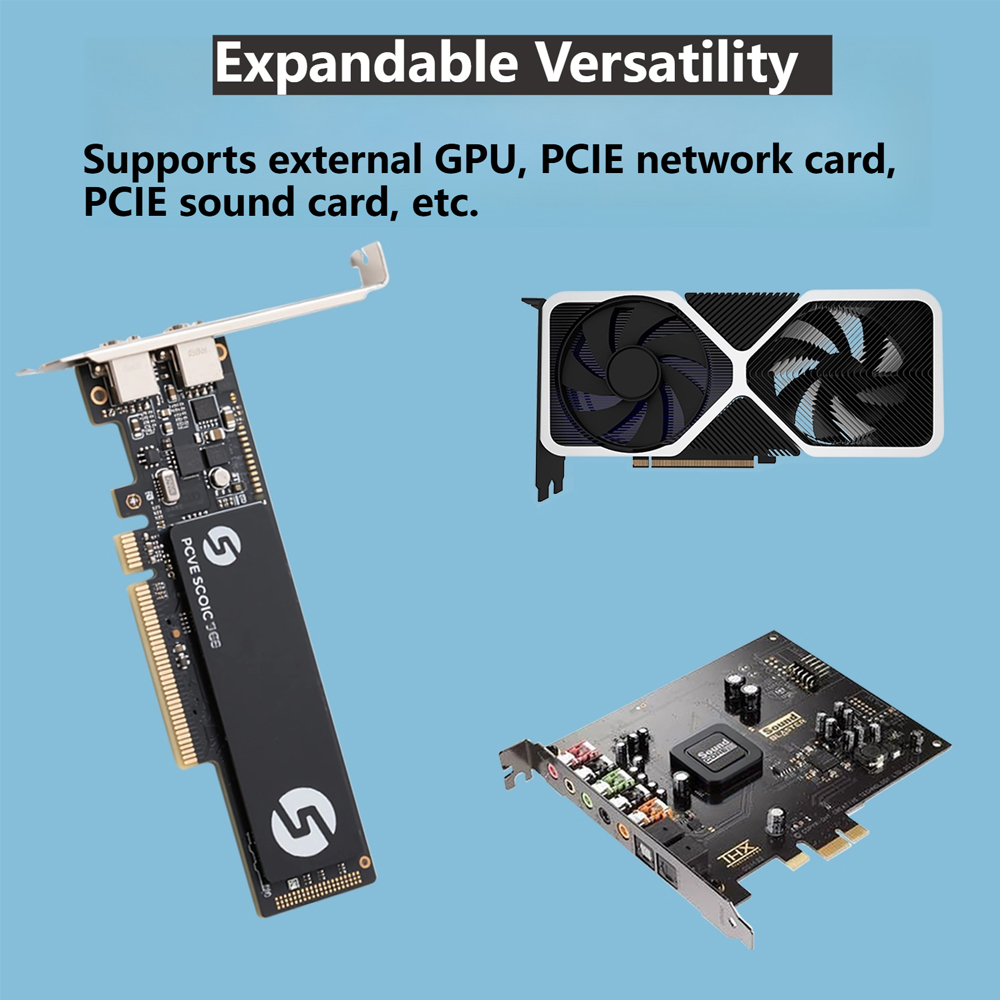 Oculink eGPU Grafik Kartı Yuva - External Gpu Dock Pcie 4.0 Oculink incelemesi ve fiyatı