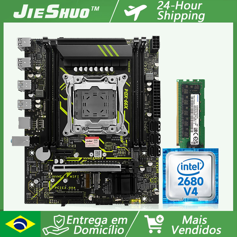 Kit Yükseltme Gamer JIESHUO X9 - X99 Dual Cpu Motherboard Combo incelemesi ve fiyatı