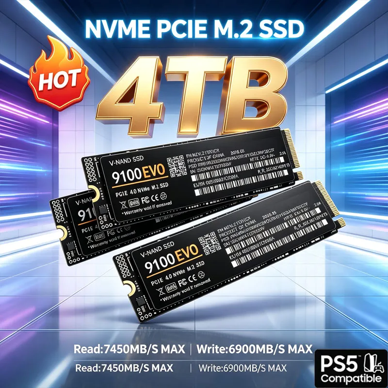 Oyun M.2 NVMe SSD 9100 EVO PCI - M.2 Nvme 4Tb Pcie 4.0 Ssd incelemesi ve fiyatı