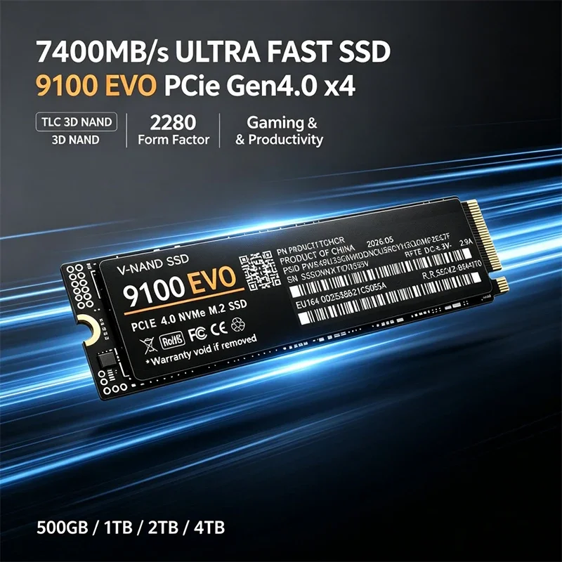 Oyun M.2 NVMe SSD 9100 EVO PCI - M.2 Nvme 4Tb Pcie 4.0 Ssd incelemesi ve fiyatı
