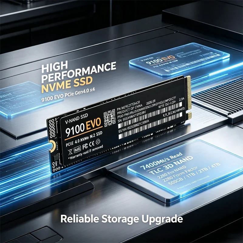 Oyun M.2 NVMe SSD 9100 EVO PCI - M.2 Nvme 4Tb Pcie 4.0 Ssd incelemesi ve fiyatı