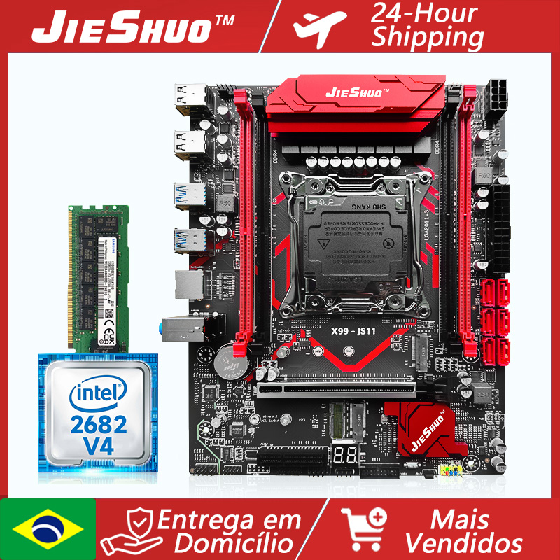 X99-JS11 LGA 2011-3 + Xeon E5- - X99 Dual Cpu Motherboard Combo incelemesi ve fiyatı