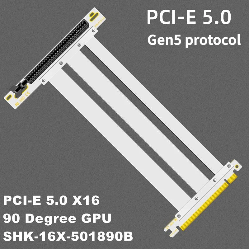 PCIE 5.0 x16 Riser Kablosu, PC - Pcie 4.0 X16 Riser Cable 90 Degree incelemesi ve fiyatı