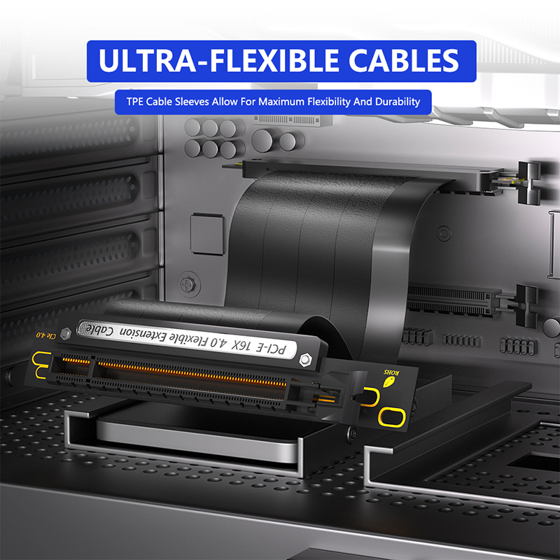 90 Derece PCI-E X16 4.0 Esnek  - Pcie 4.0 X16 Riser Cable 90 Degree incelemesi ve fiyatı