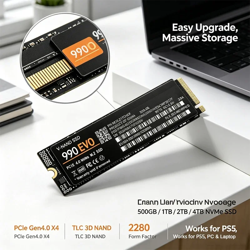 Oyun M.2 NVMe SSD 990 EVO PCIe - M.2 Nvme 4Tb Pcie 4.0 Ssd incelemesi ve fiyatı