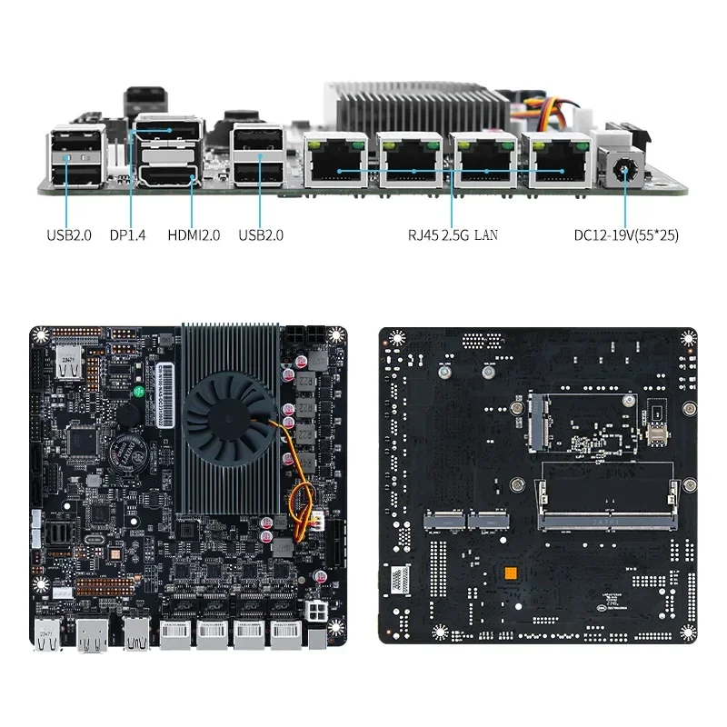 N100 Nas Anakart 2xm.2 Nvme 4x - Nas Motherboard N100 6 Sata incelemesi ve fiyatı