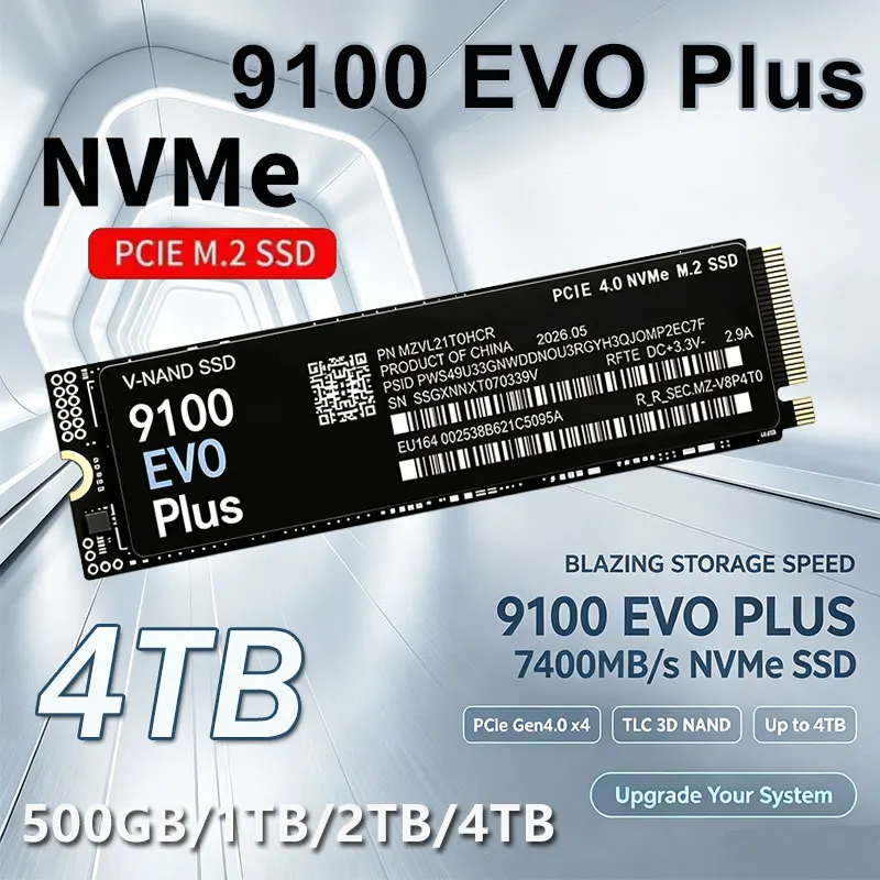 9100 EVO Plus M.2 NVMe SSD 1TB - M.2 Nvme 4Tb Pcie 4.0 Ssd incelemesi ve fiyatı