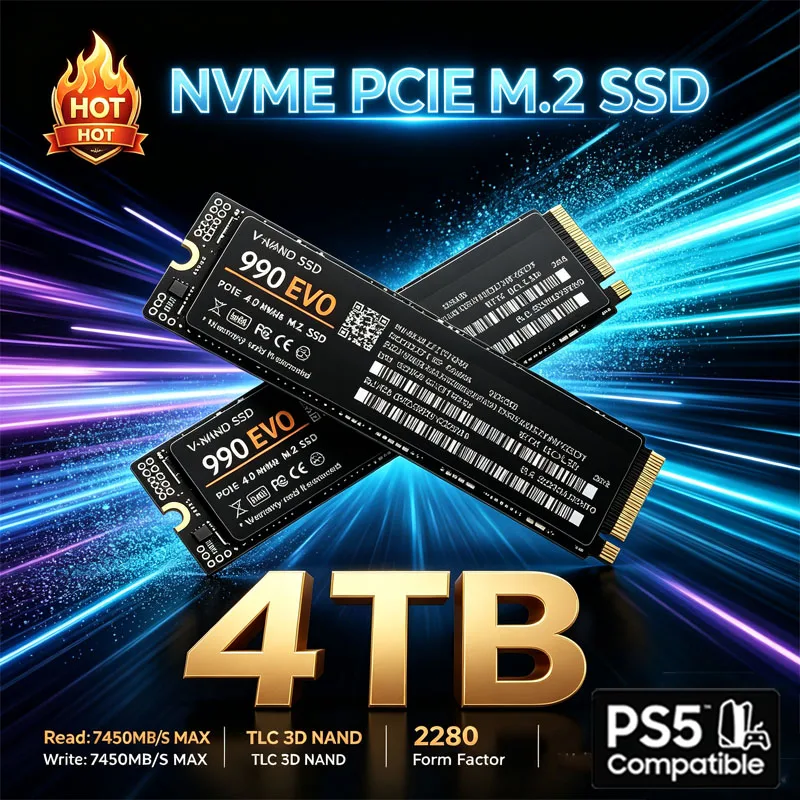 Oyun M.2 NVMe SSD 990 EVO PCIe - M.2 Nvme 4Tb Pcie 4.0 Ssd incelemesi ve fiyatı