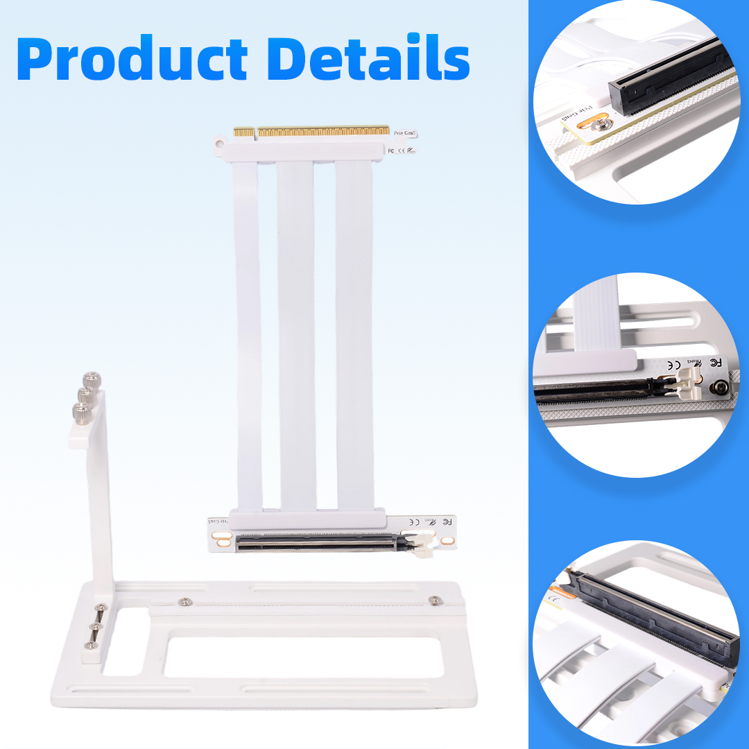 PCIe 5.0 /4.0 /3.0 X16 90 Dere - Pcie 4.0 X16 Riser Cable 90 Degree incelemesi ve fiyatı