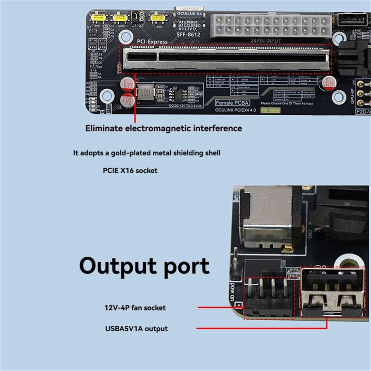 Giftnew Oculink SFF-8612 - PCI - External Gpu Dock Pcie 4.0 Oculink incelemesi ve fiyatı