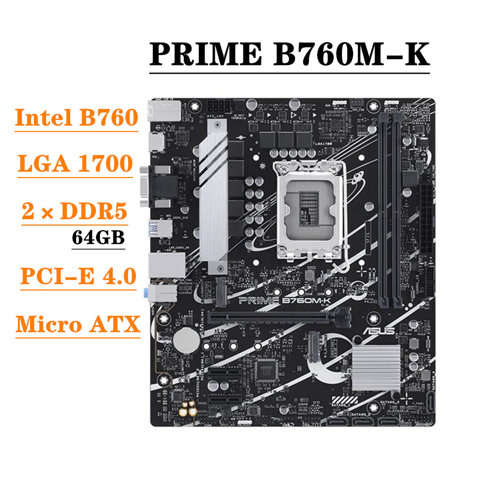 ASUS PRIME B760M-K Anakart DDR - Lga 1700 Ddr5 Itx Motherboard incelemesi ve fiyatı