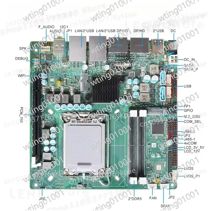 13. Nesil Mini ITX Anakart LGA - Lga 1700 Ddr5 Itx Motherboard incelemesi ve fiyatı