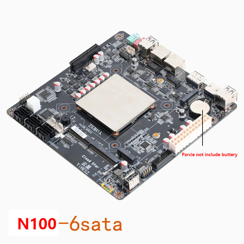 Intel N100 Mini-ITX Anakart Çi - Nas Motherboard N100 6 Sata incelemesi ve fiyatı