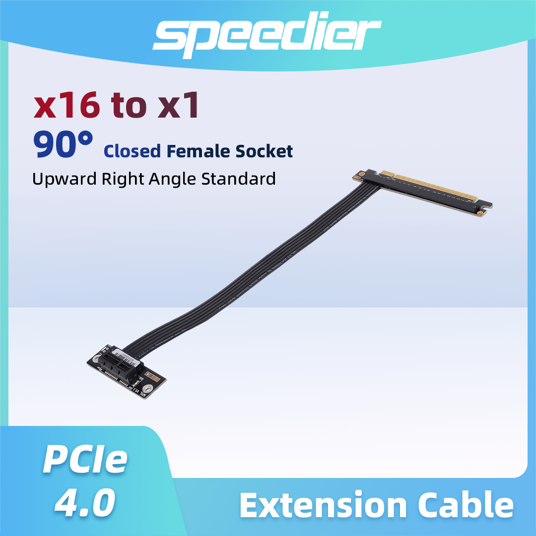 PCIe 4.0 / 3.0 X16 - X1 X4 X8  - Pcie 4.0 X16 Riser Cable 90 Degree incelemesi ve fiyatı