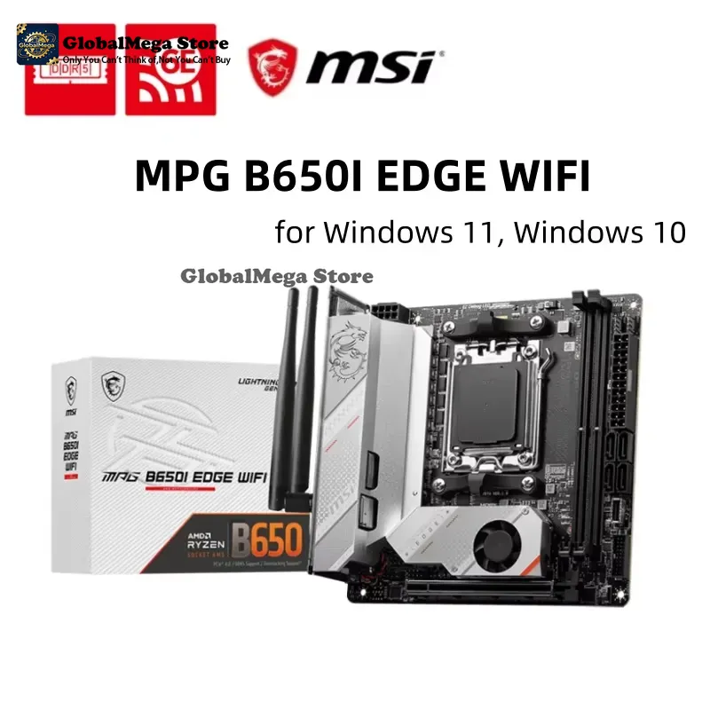 Yeni MPG B650I EDGE WIFI Anaka - B650 Itx Motherboard Wifi incelemesi ve fiyatı